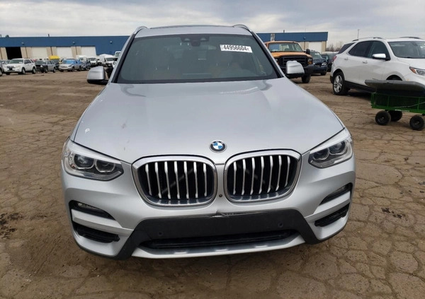 BMW X3 cena 69000 przebieg: 48658, rok produkcji 2021 z Szczytna małe 67